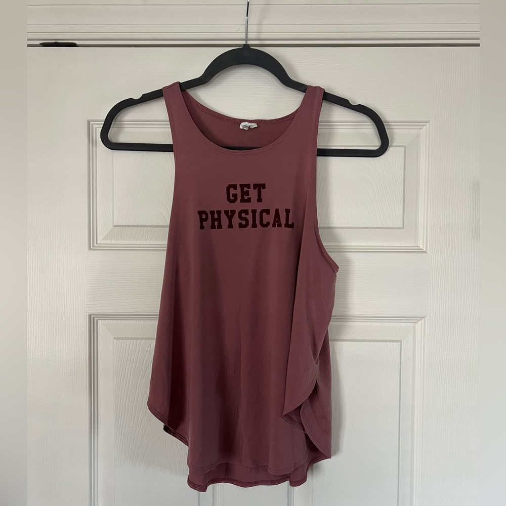 Fabletics Women's Mauve Tank Top - Get Physical